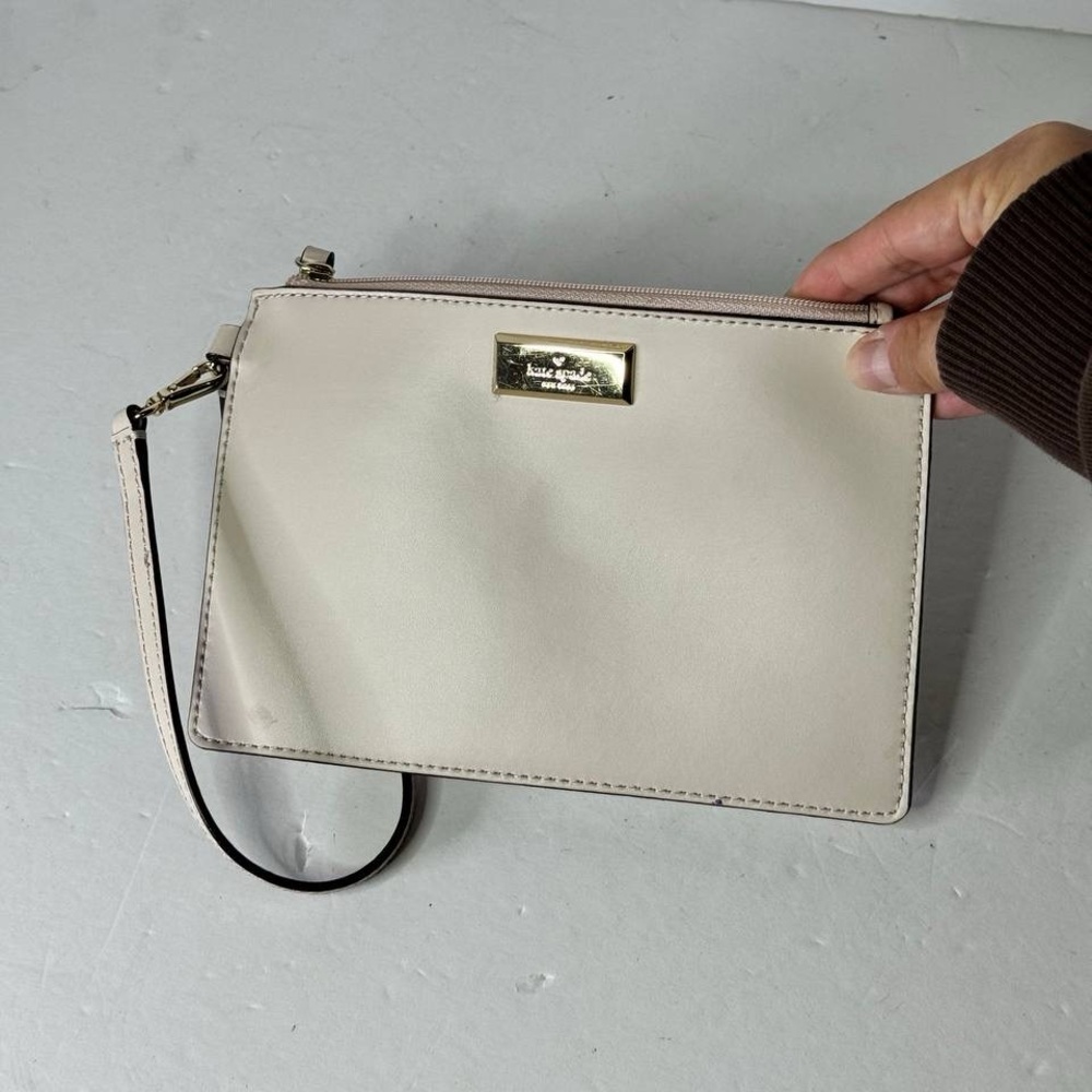 Kate Spade CAMERON MEDIUM Blush Zip Wristlet